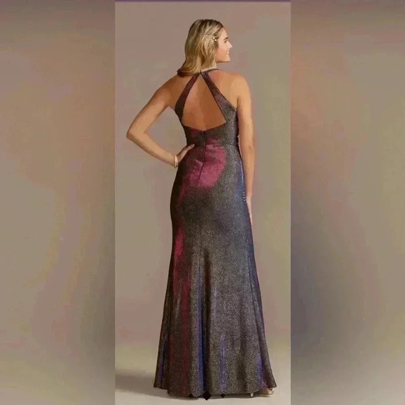 Juniors‎ Size 11 Blondie Nites Iridescent Formal Gown - Picture 2 of 7